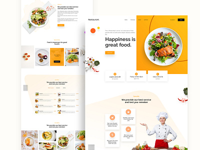 Restaurant website design