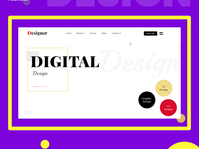 Digital Agency Website ui ux uidesign user experience user interface