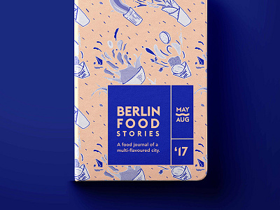 Berlin Food Stories art direction food illustration journal notebook pattern design publishing