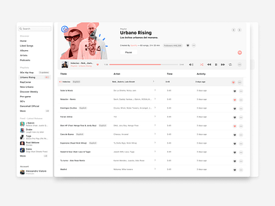 Spotify shot color music music player spotify ui uidesign uiux ux