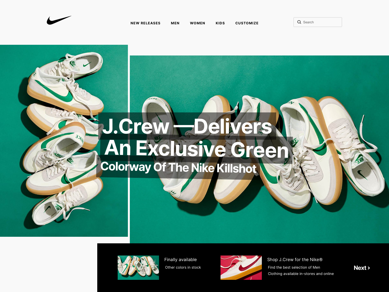 nike killshot II by Alessandro Viatore Nike Killshot 2 Code Green x J.Crew