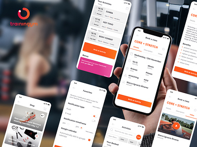 Trainingym - gym app redesign