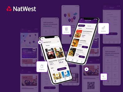 NatWest - offers section app banking earn and burn feature loyalty offers process service ui ux