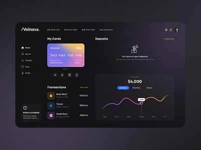 Finance App app figma graphic design ui ux