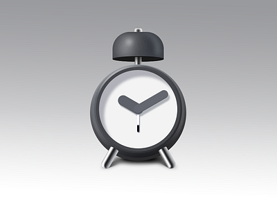 Alarm Clock alarm clock grey metal