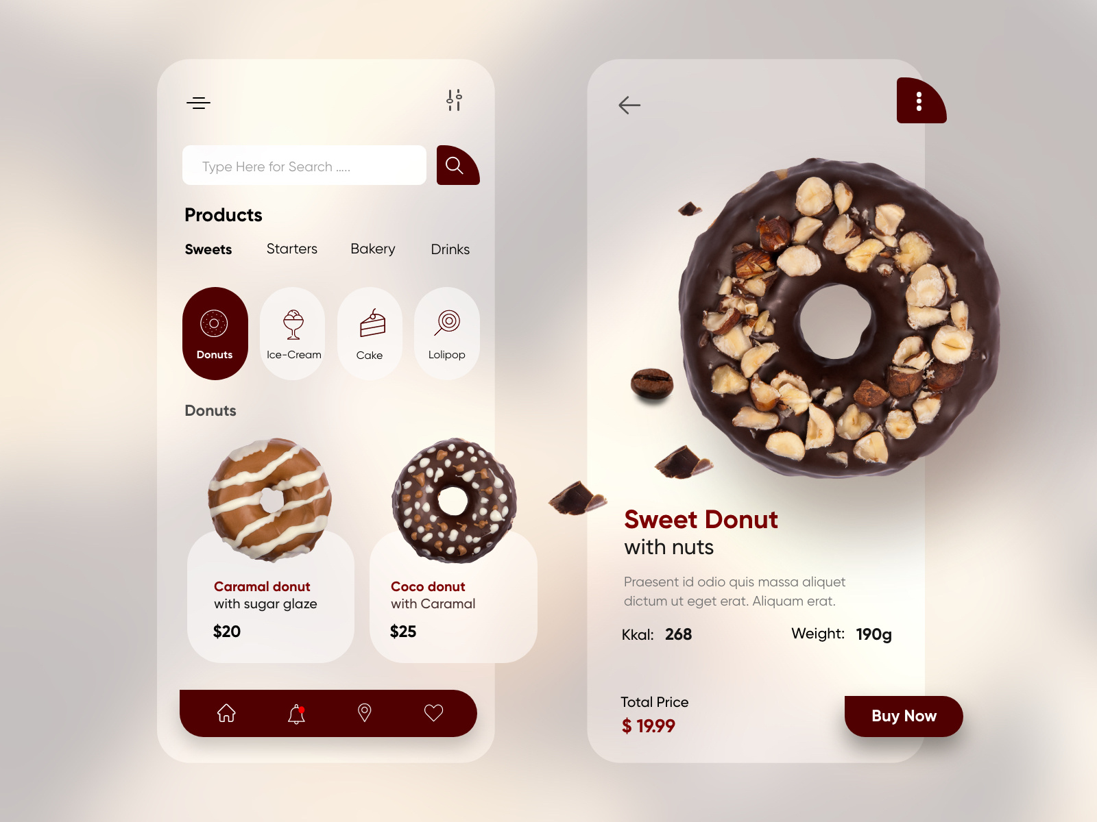 Food Mobile Application-UX/UI Design by Hira Riaz🔥 on Dribbble