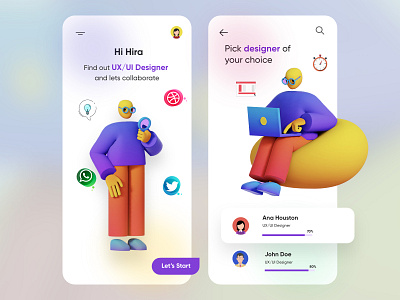 Trending Mobile application-UX/UI Design app interface minimal mobile mobile app mobile ui mobileappdesign mobileapps ui ui ux design ui design uidesign uiux ux