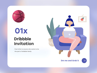 Dribbble invite-UX/UI Design