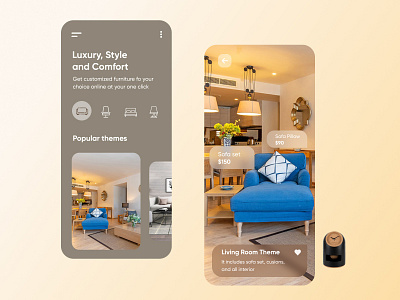 Home Theme Mobile Applicatipn-UX/UI Design