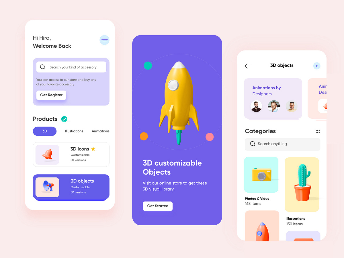 Theme Furniture Banner-UX/UI Design by Hira Riaz🔥 on Dribbble