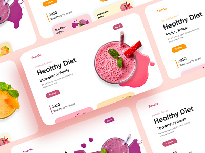 Desserts Landing page-UX/UI Design