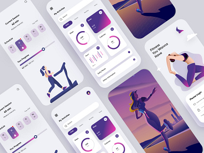 Fitness Mobile Application-UX/UI Design