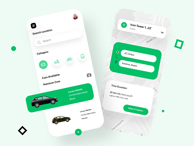 Car Lift Mobile Application-UX/UI Design