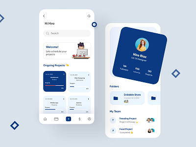 Project Managment Mobile App-UX/UI Design