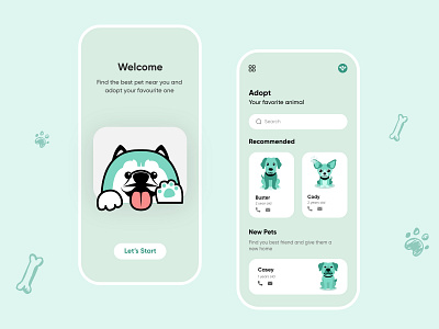 Pet Mobile App-UX/UI Design