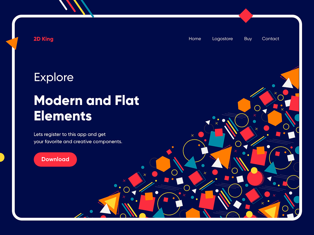 Flat Elements Web Store-UX/UI Design by Hira Riaz🔥 for Upnow Studio on ...