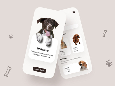 Pet Mobile Application-UX/UI Design by Hira Riaz🔥 for Upnow Studio on ...