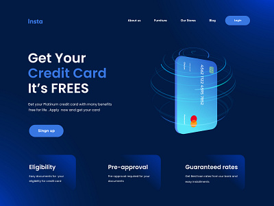 Banking Landing page Design