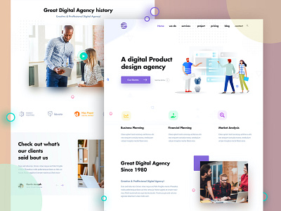 Digital Agency Landing Page