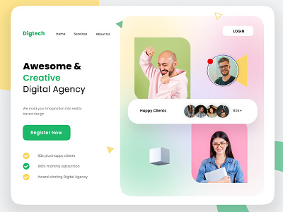 Digital Agency Landing Page