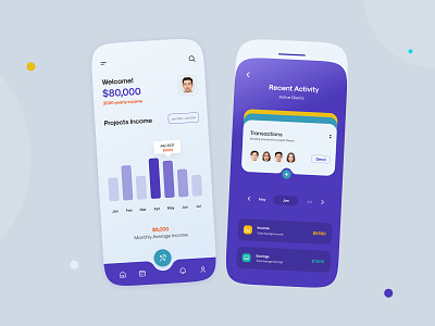 Finance Mobile App-UX/UI Design