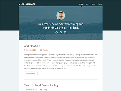 2015 Blog Redesign blog redesign website wordpress