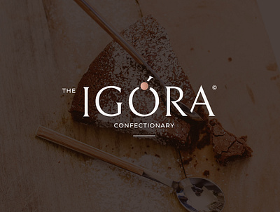 Logo for confectionary store branding dessert food identity logo logomaker logotype minimalistic restaurant