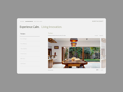 NorthCoast - Hotel UI branding hotel ui