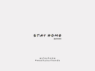 Stay Home coronavirus flat design friends illustrator lettering quarantine stay safe stayhome