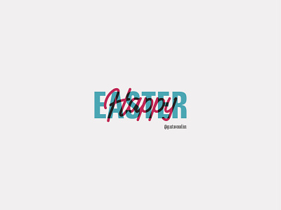 - Happy Easter - branding design design flat design happy easter illustration lettering artist logo design logos