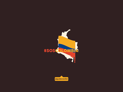 sos Colombia colombia colombian colombian illustration flag human rights illustration sos