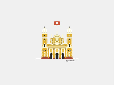 Basilica de Maracaibo basilica building building icon church flat design illustration maracaibo vector venezuela