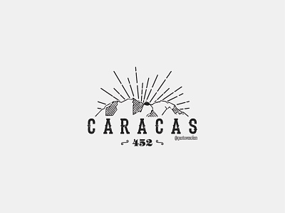 - Caracas - branding caracas design flat design illustration logo logotype vector venezuela vintage