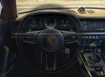 Porsche 911: Race Mode automotive design ui ux