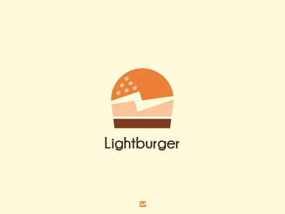 Burger brand burger business company drawing light logo