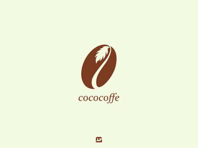 Coconut & coffe brand business coconut coffe company drawing logo