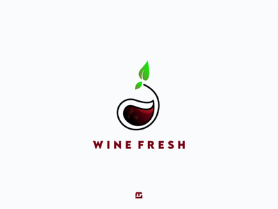 Wine brand business company logo