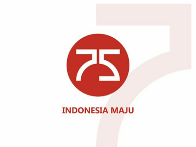HUT RI ke 75 unofficial brand indonesia logo