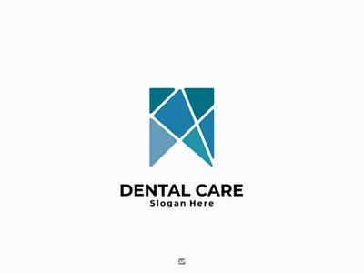 Dental business company drawing logo