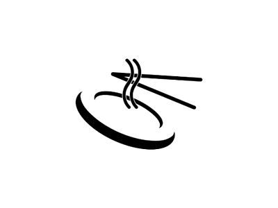 Food brand identity business logo cheap company logo drawing logo noodles pen plate