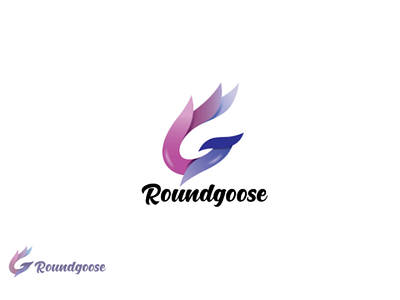 G letter goose art brand business logo company logo goose logo swan vector