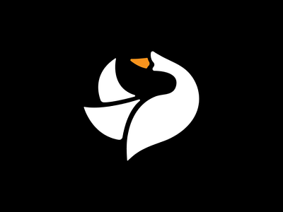 Swan logo animal brand business logo company logo goose logo swan