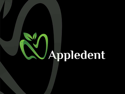 Apple dental apple brand business company dental logo