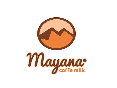 mayana coffe brand business business logo coffe company company logo drawing illustration logo ui vector
