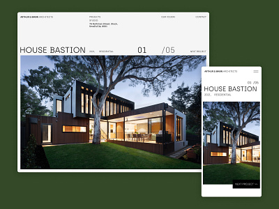 Layout Exploration architecture design figma minimal web website