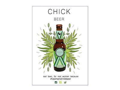 chick beer ad