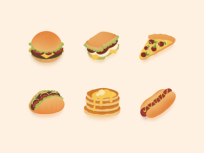 Food Illustration Pack art design illustration minimalist modern procreate procreate art procreateapp