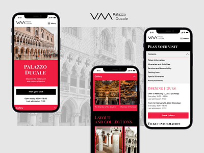 Palazzo Ducale Museum Website Mobile concept design italy mobile museum phone ui web web design website