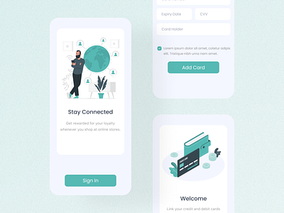 Add card UI app app design branding design mobile app ui uidesign uiux