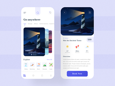 Travel App UI